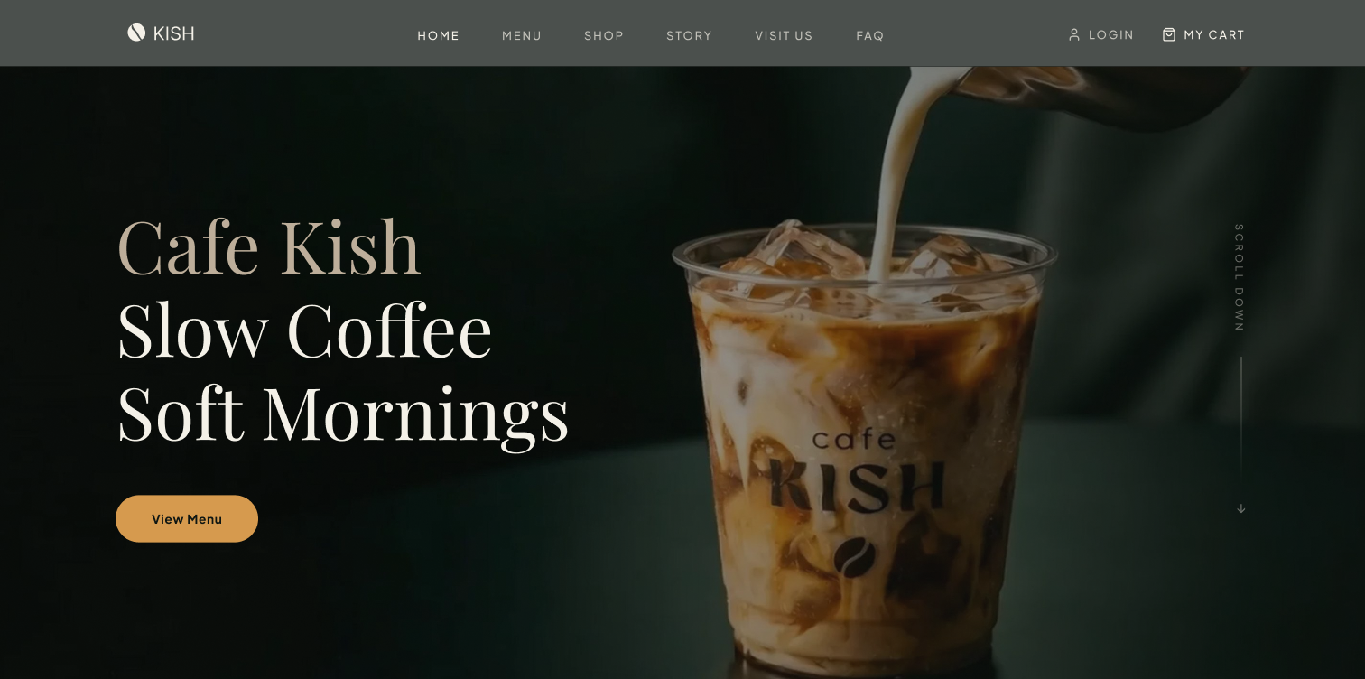 Cafe Kish project preview