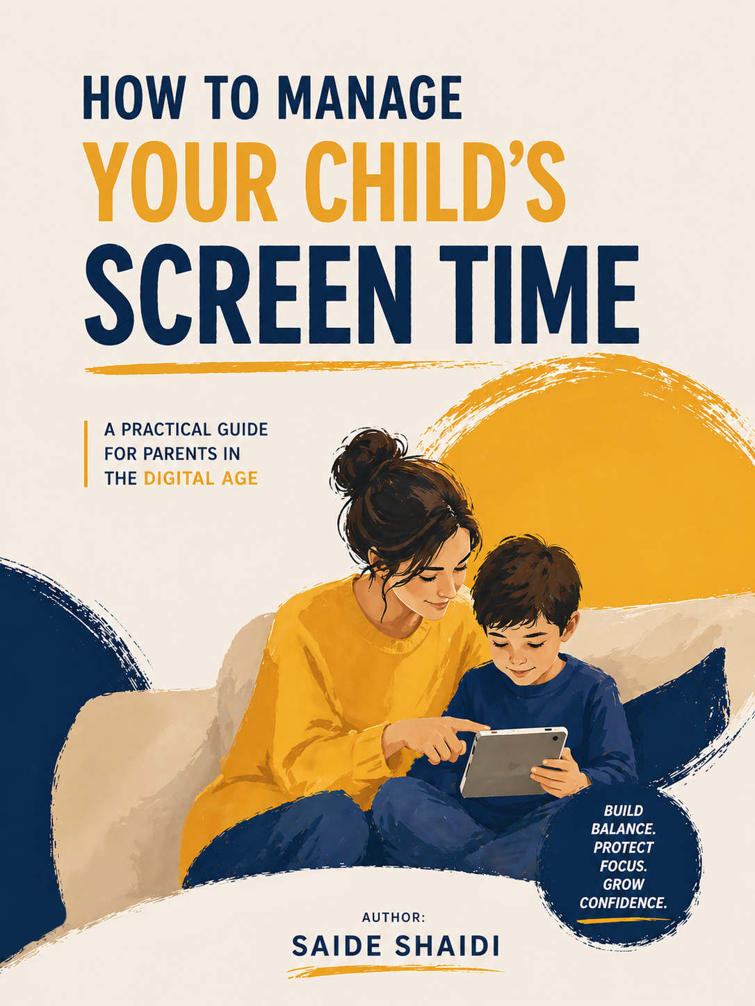 Book cover layout sample