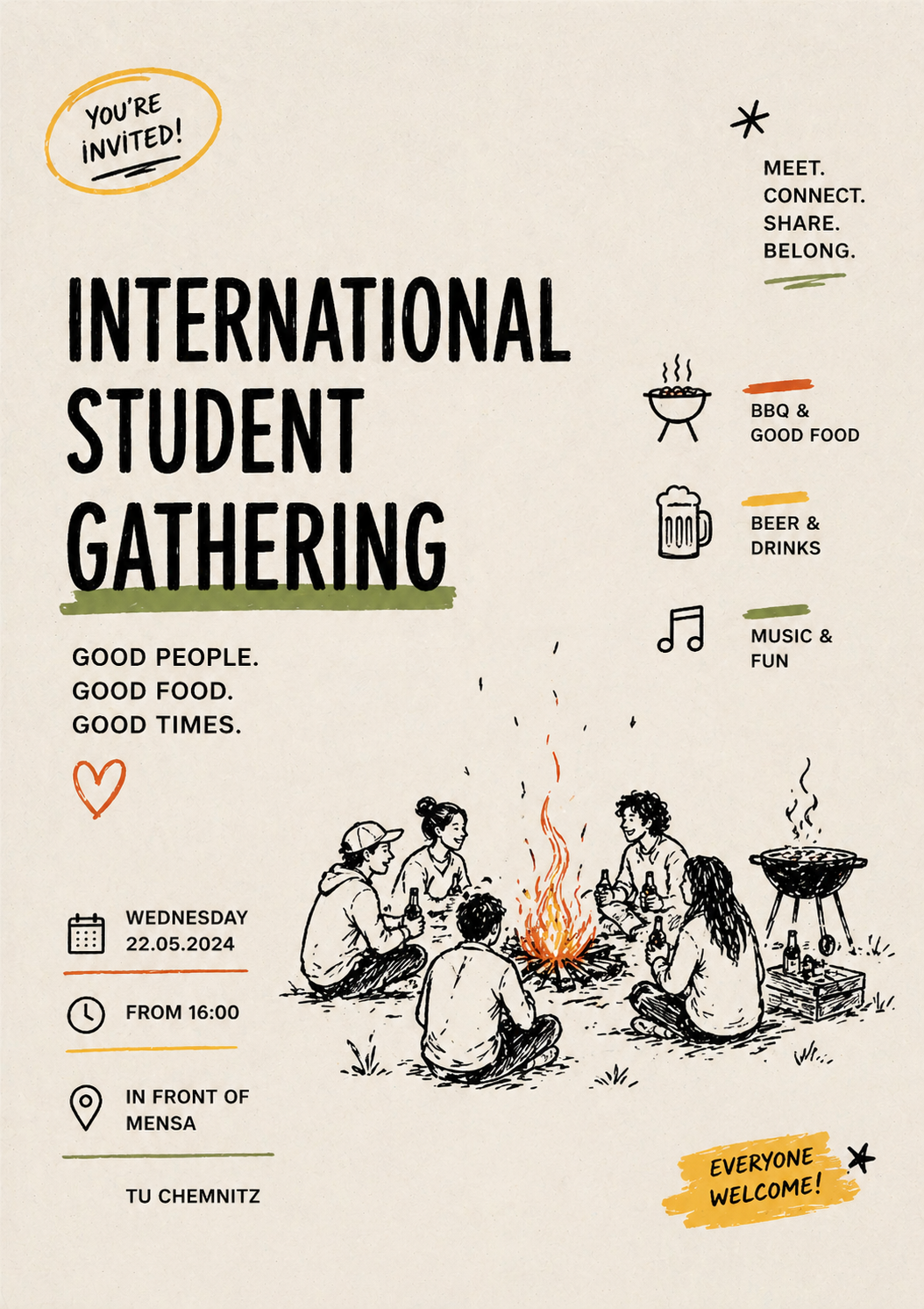 International student poster sample