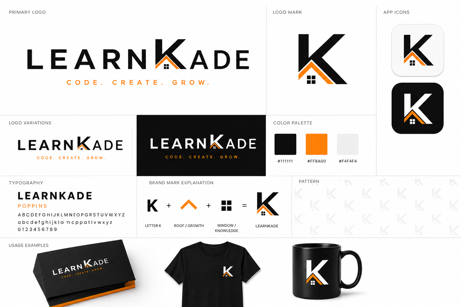 Learn Kade branding mark